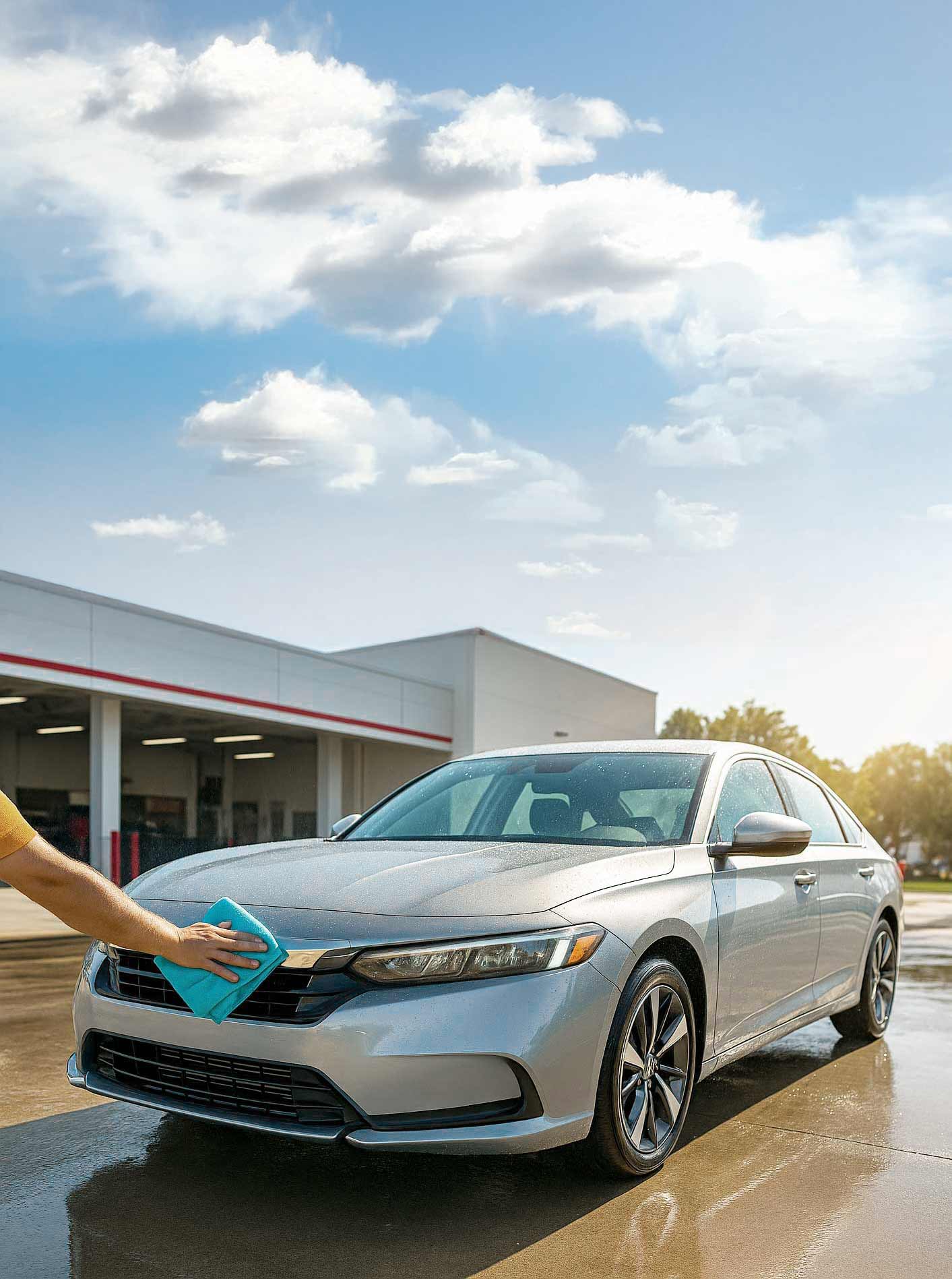 Honda at dealership